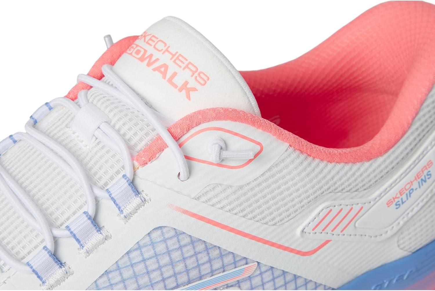 imageSkechers Womens Go Walk Glide Step 20 Elektra Hands Free SlipinsWhiteMulti