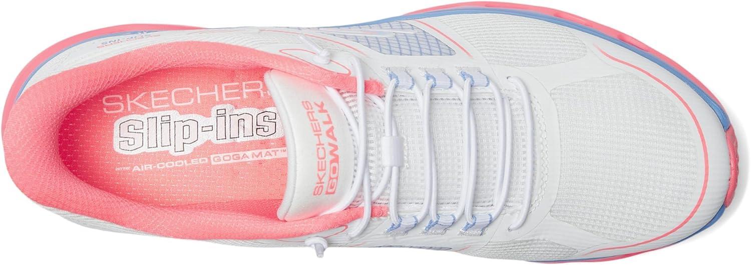 imageSkechers Womens Go Walk Glide Step 20 Elektra Hands Free SlipinsWhiteMulti