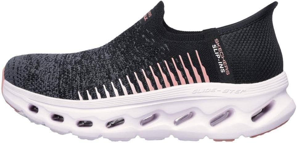 imageSkechers Womens Go Walk Glide Step 20 Venus Hands Free SlipinsBlackRose