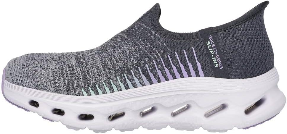 imageSkechers Womens Go Walk Glide Step 20 Venus Hands Free SlipinsCharcoalLavender