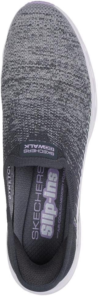 imageSkechers Womens Go Walk Glide Step 20 Venus Hands Free SlipinsCharcoalLavender