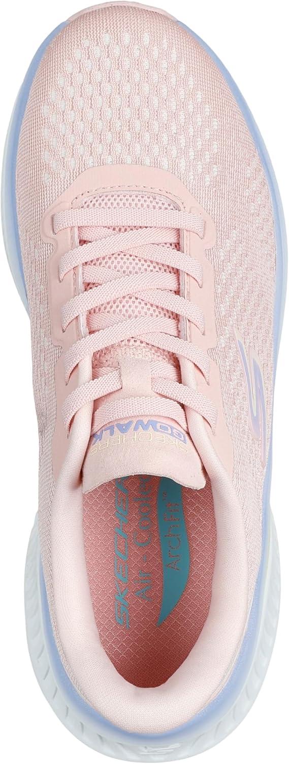 imageSkechers Womens Go Walk Max Cushioning Arch FitLight Pink Textile Trim