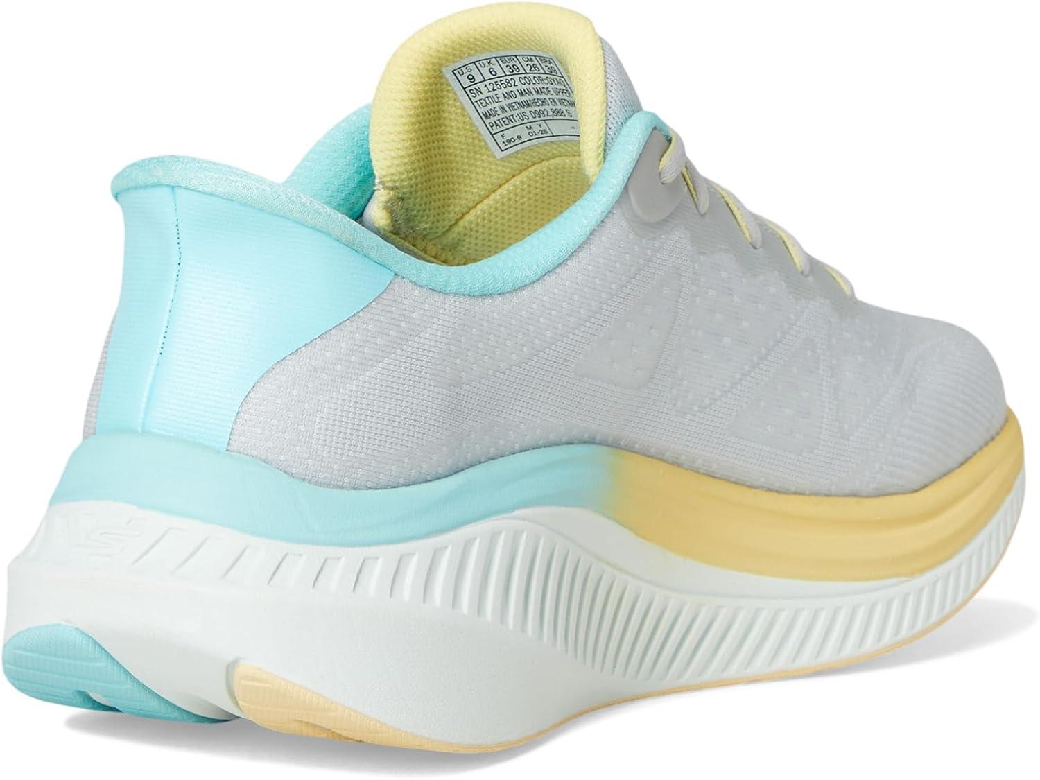 imageSkechers Womens Max Cushioning Arch Fit Areena Hands Free SlipinsGrayAqua