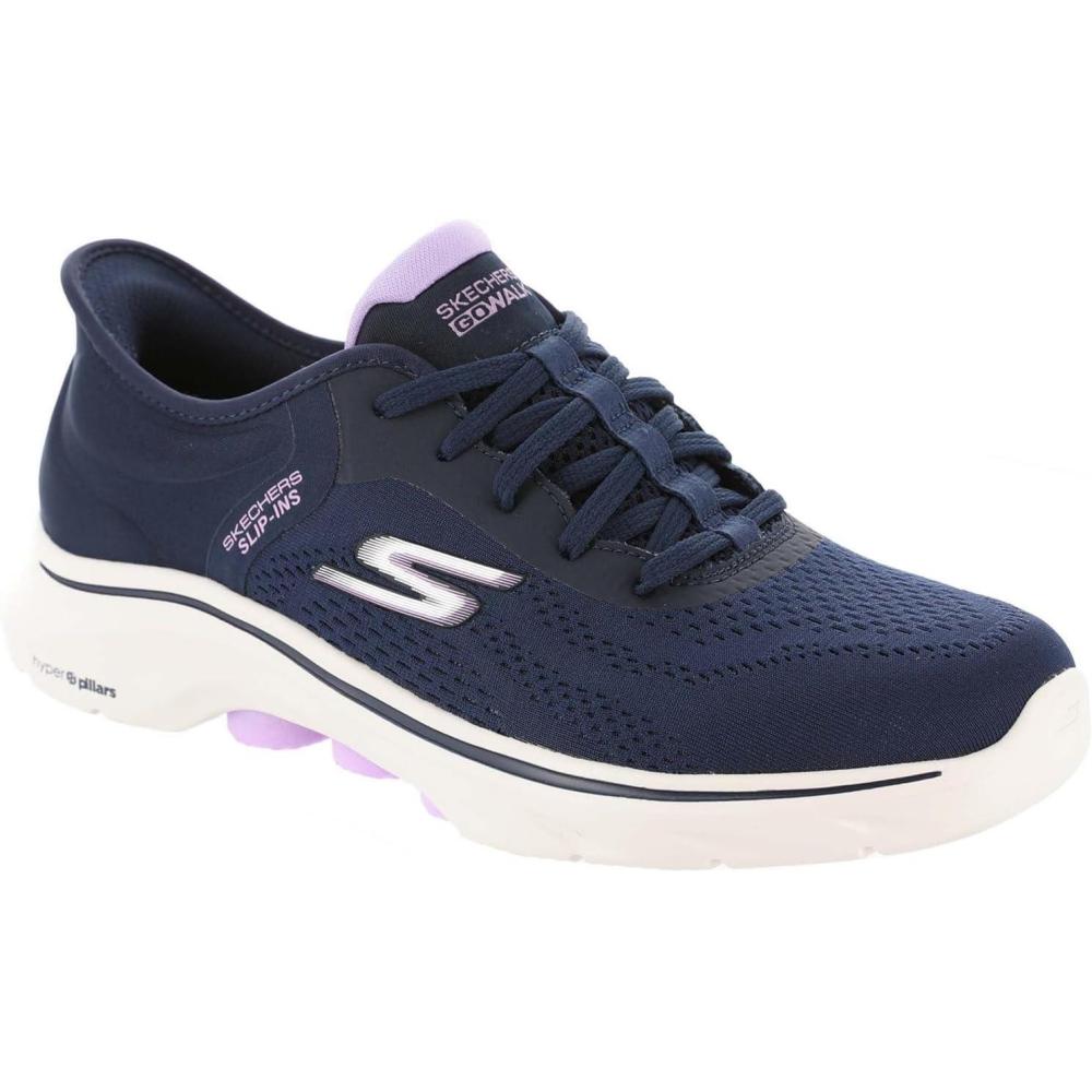 imageSkechers GO Walk 7 Womens ShoesNavyLavender