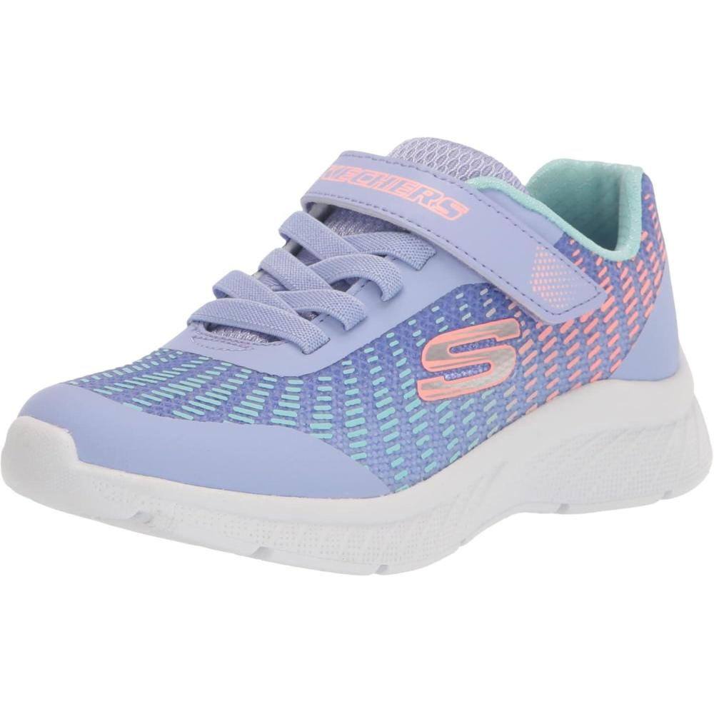 imageSkechers Kids Girls Microspec PlusDisco Dreami SneakerLavenderMulti