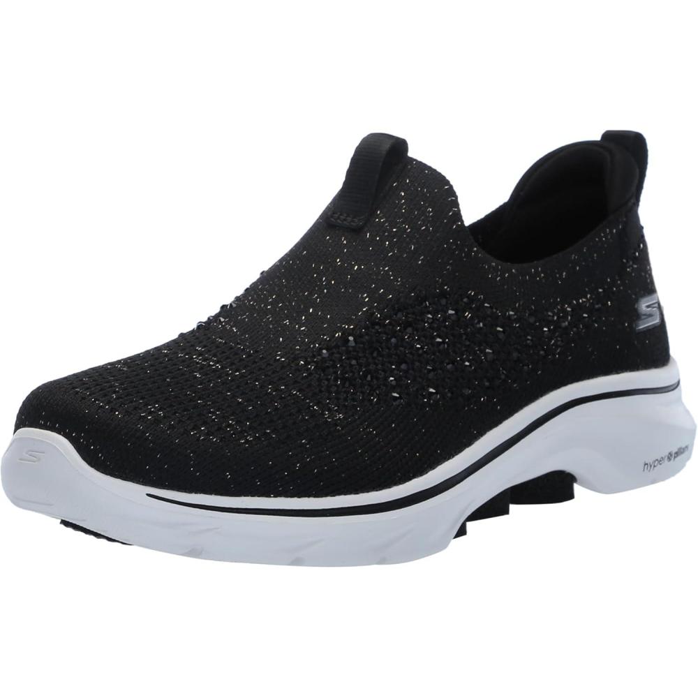 imageSkechers Womens Go Walk 7 BlingBlackRose Gold