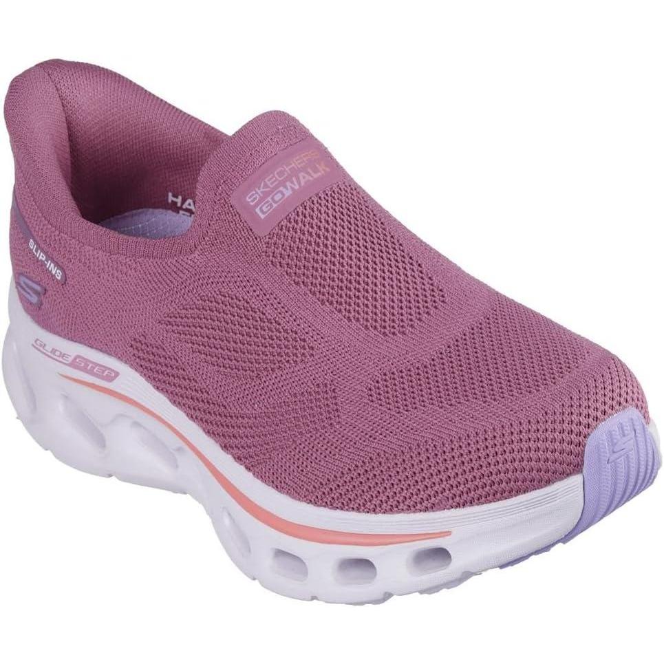 imageSkechers Womens Go Walk Glide Step 20 Annette Hands Free SlipinsMauveMulti
