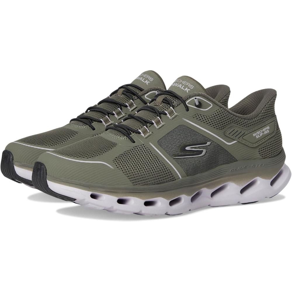 imageSkechers Womens Go Walk Glide Step 20 Elektra Hands Free SlipinsOlive