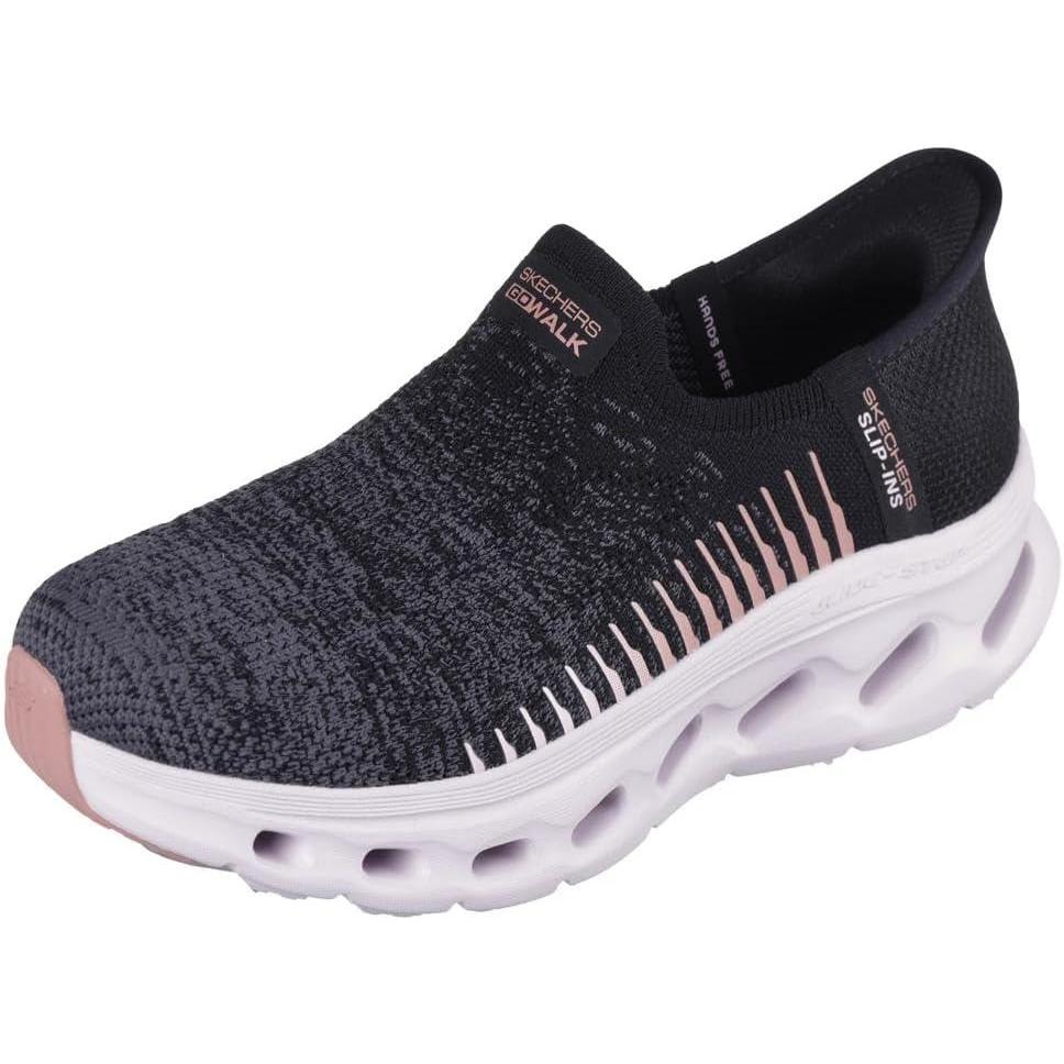 imageSkechers Womens Go Walk Glide Step 20 Venus Hands Free SlipinsBlackRose