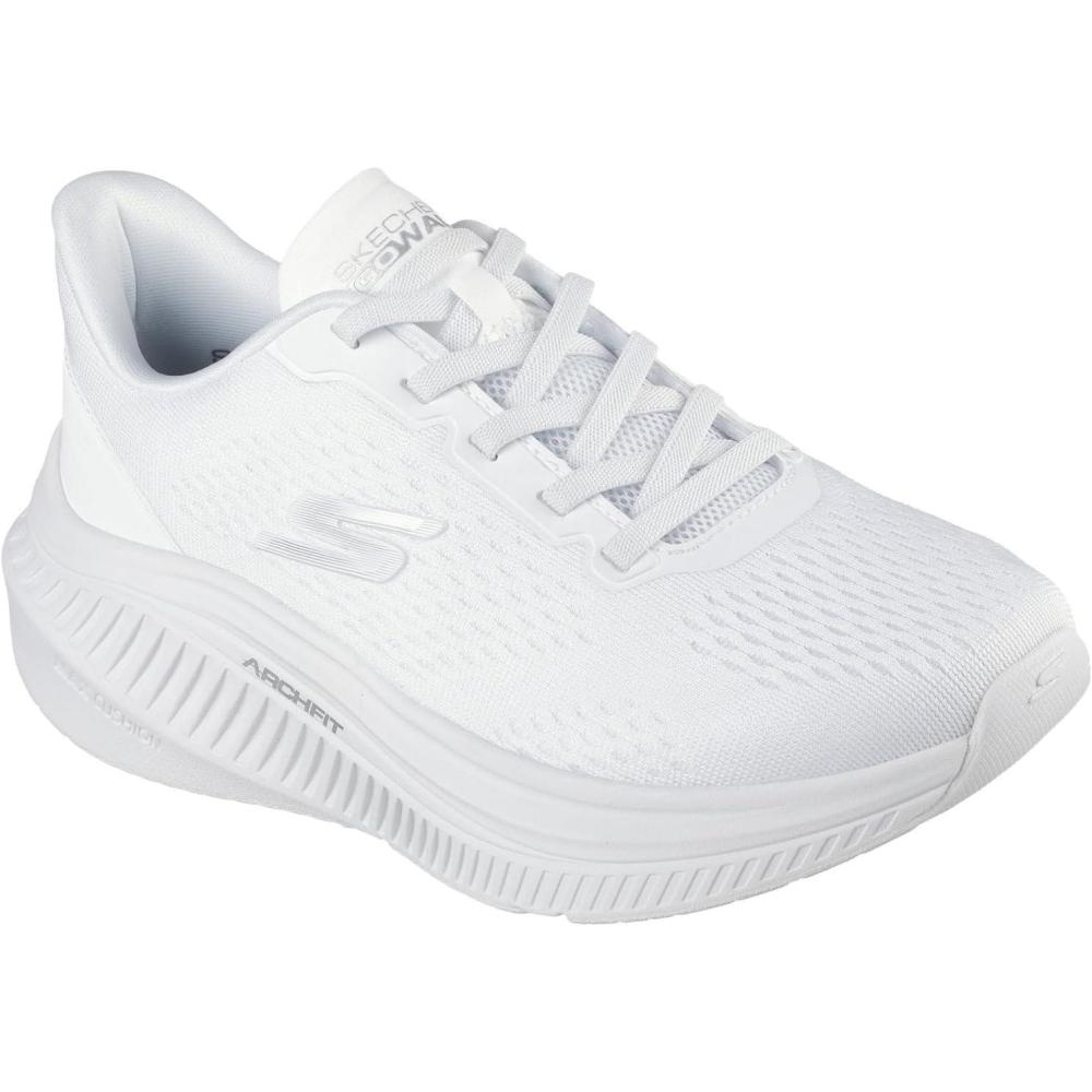 imageSkechers Womens Go Walk Max Cushioning Arch FitWhite Textile Trim