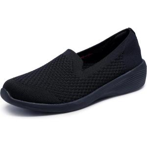 Skechers Women’s Arya – Clear Skies Loafers(Black)