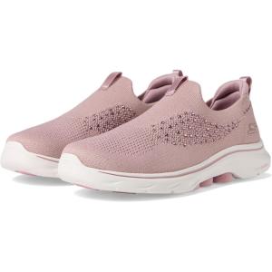 Skechers Womens Go Walk 7 Bling(Mauve)
