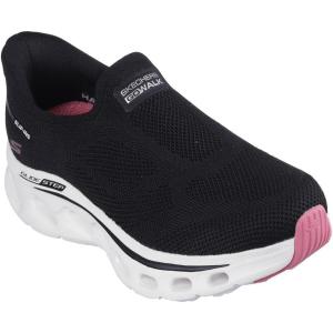 Skechers Womens Go Walk Glide Step 2.0 Annette Hands Free Slip-ins(Black/White)