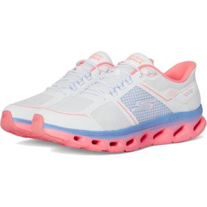 Skechers Womens Go Walk Glide Step 2.0 Elektra Hands Free Slip-ins(White/Multi)