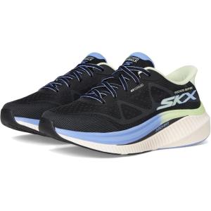 Skechers Womens Max Cushioning Arch Fit Areena Hands Free Slip-ins(Black/Multi)