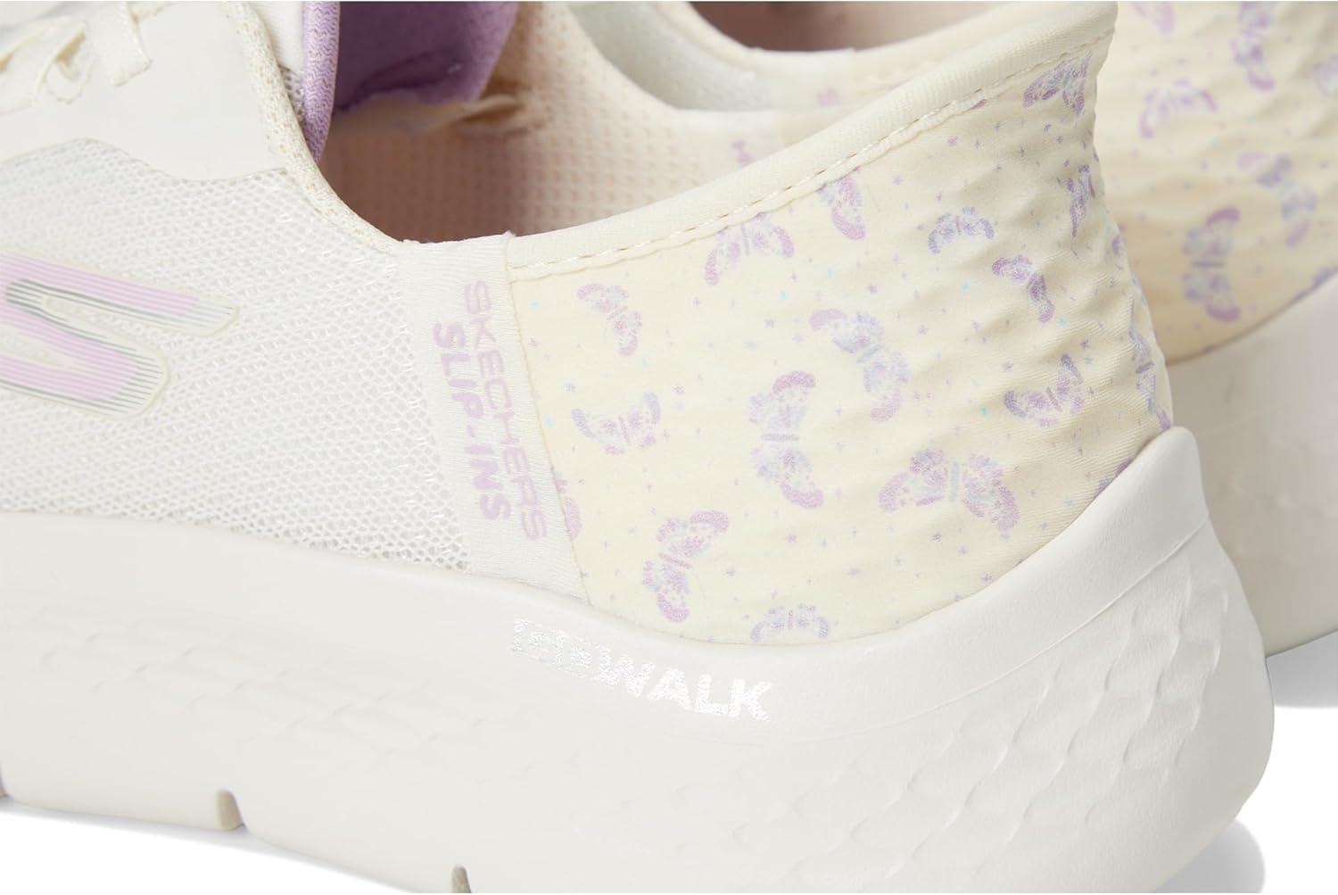 imageSkechers Womens Go Walk Flex Eva Hands Free SlipinsNaturalPurple