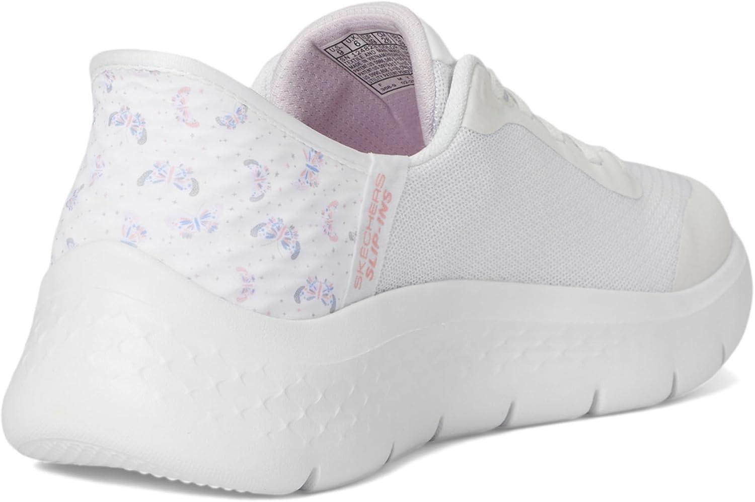 imageSkechers Womens Go Walk Flex Eva Hands Free SlipinsWhitePink