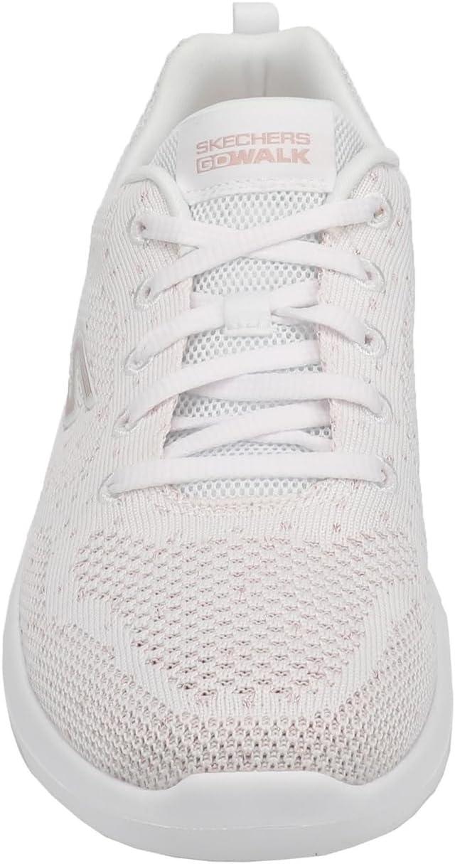 imageSkechers Womens Go Walk Joy VioletWhiteRose Gold