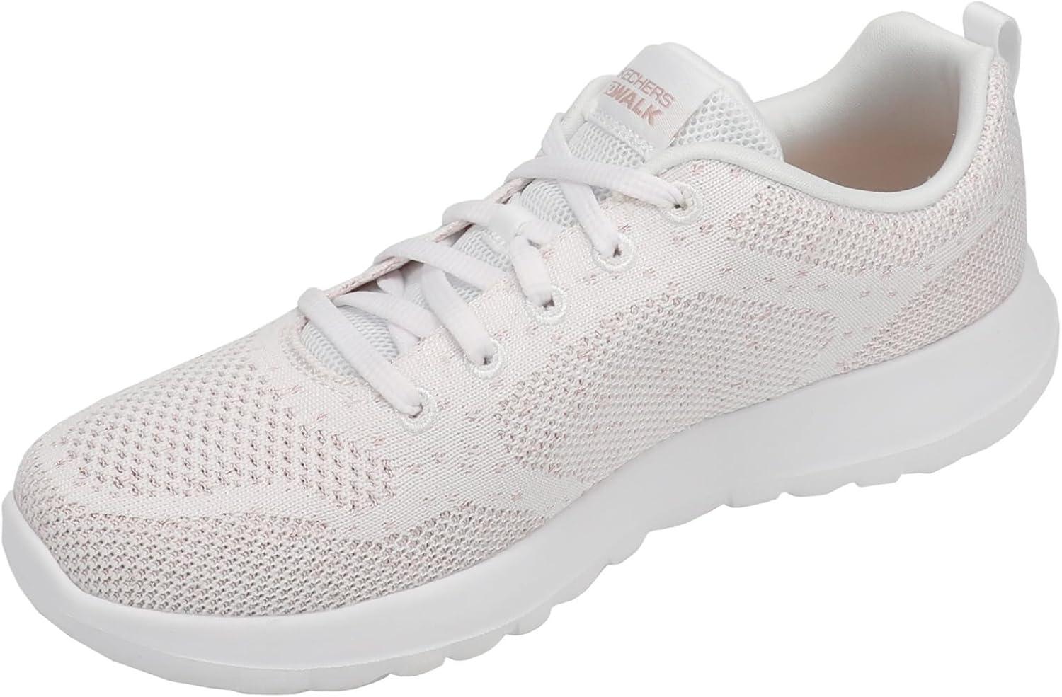 imageSkechers Womens Go Walk Joy VioletWhiteRose Gold