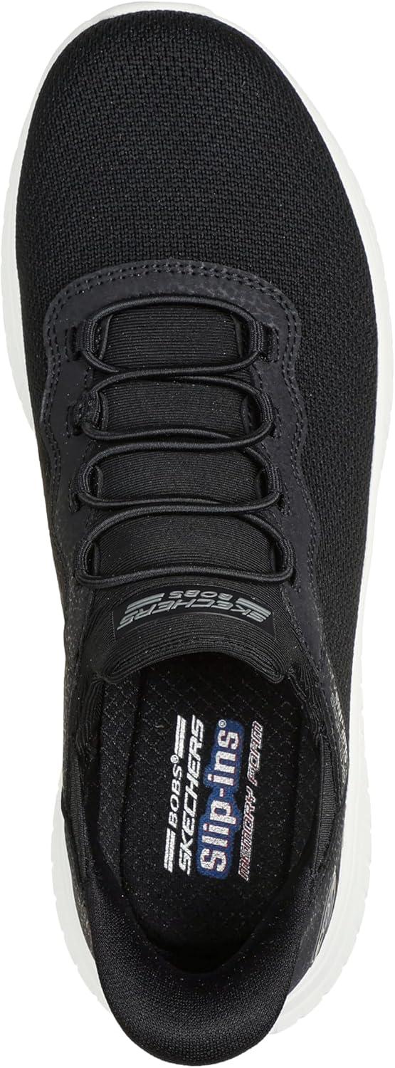 imageSkechers Womens Hands Free Slipins Skechers Bobs Squad Chaos in ColorSneakerBlackWhite