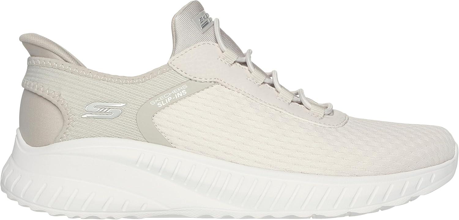 imageSkechers Womens Hands Free Slipins Skechers Bobs Squad Chaos in ColorSneakerOffwhite