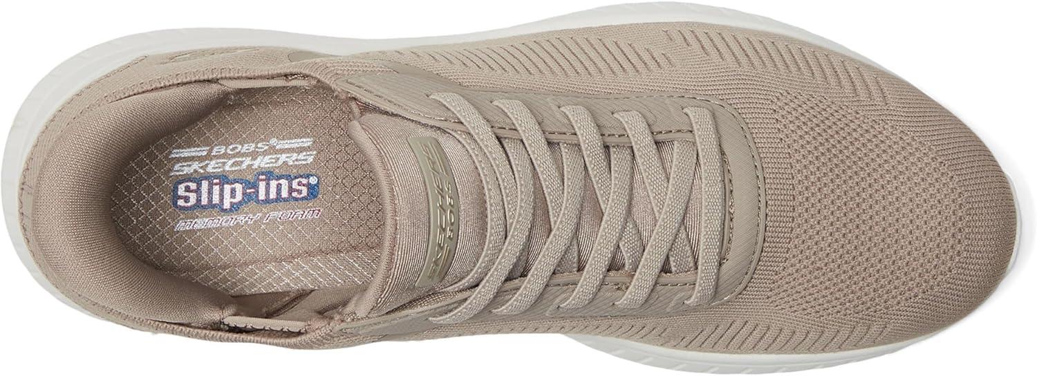 imageSkechers Womens Hands Free Slipins Skechers Bobs Squad Chaos in ColorSneakerTaupe