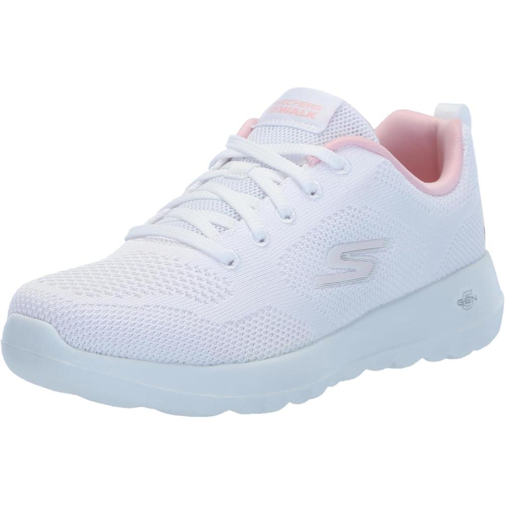 imageSkechers Womens Go Walk Joy VioletWhitePink