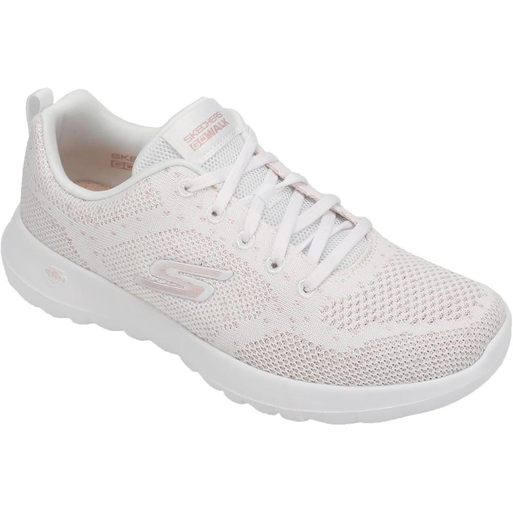 imageSkechers Womens Go Walk Joy VioletWhiteRose Gold
