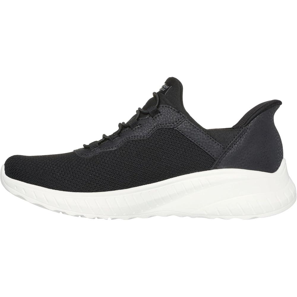 imageSkechers Womens Hands Free Slipins Skechers Bobs Squad Chaos in ColorSneakerBlackWhite
