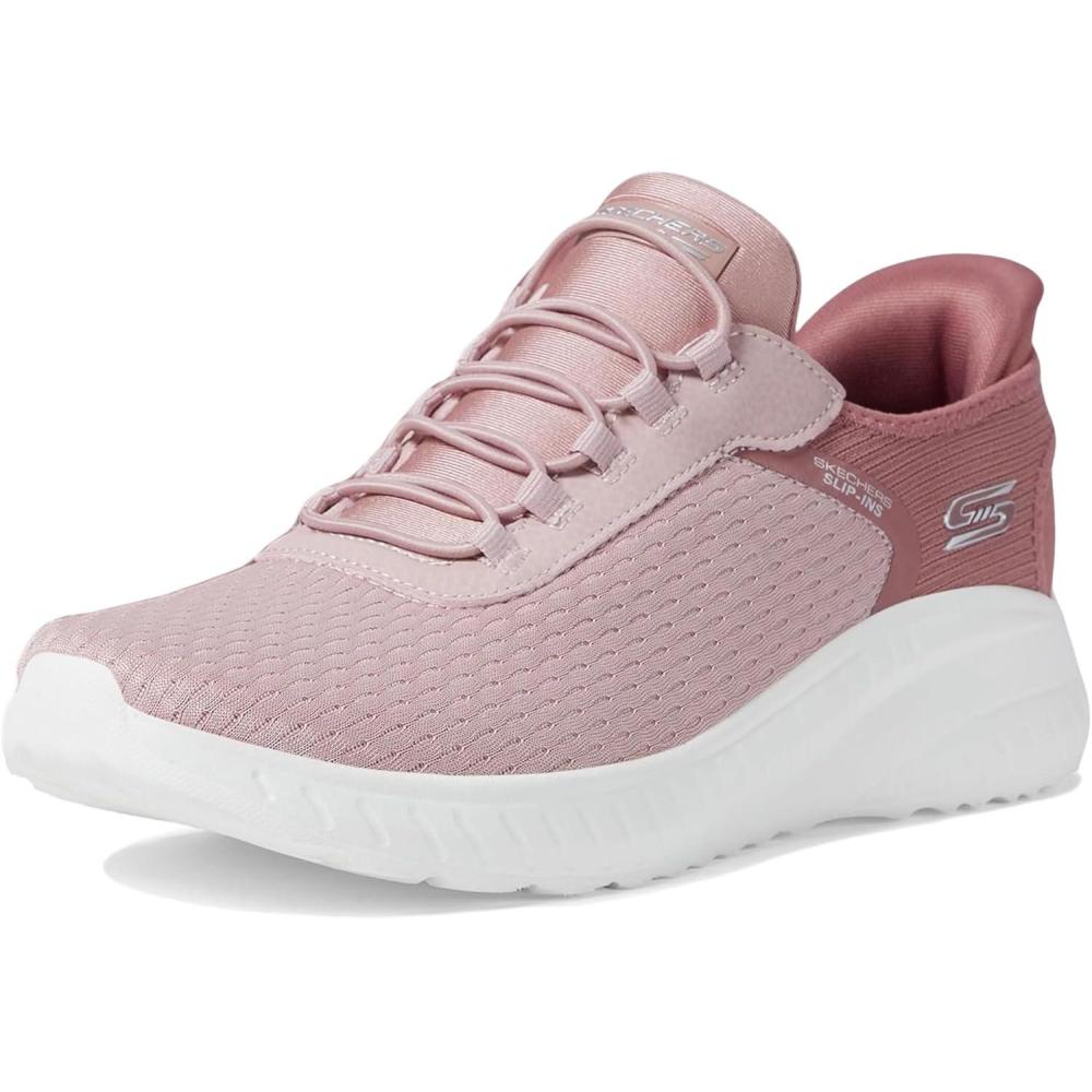 imageSkechers Womens Hands Free Slipins Skechers Bobs Squad Chaos in ColorSneakerBlush