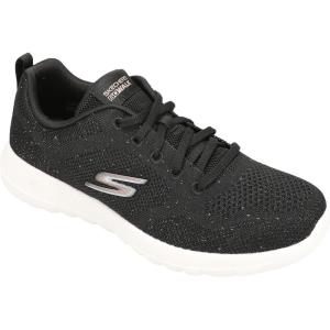 Skechers Womens Go Walk Joy Violet(Black/Rose Gold)