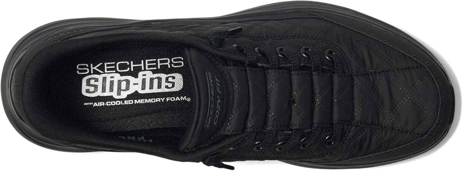 imageSkechers Womens Contour Foam Cozy Fit Hands Free SlipinsBlack