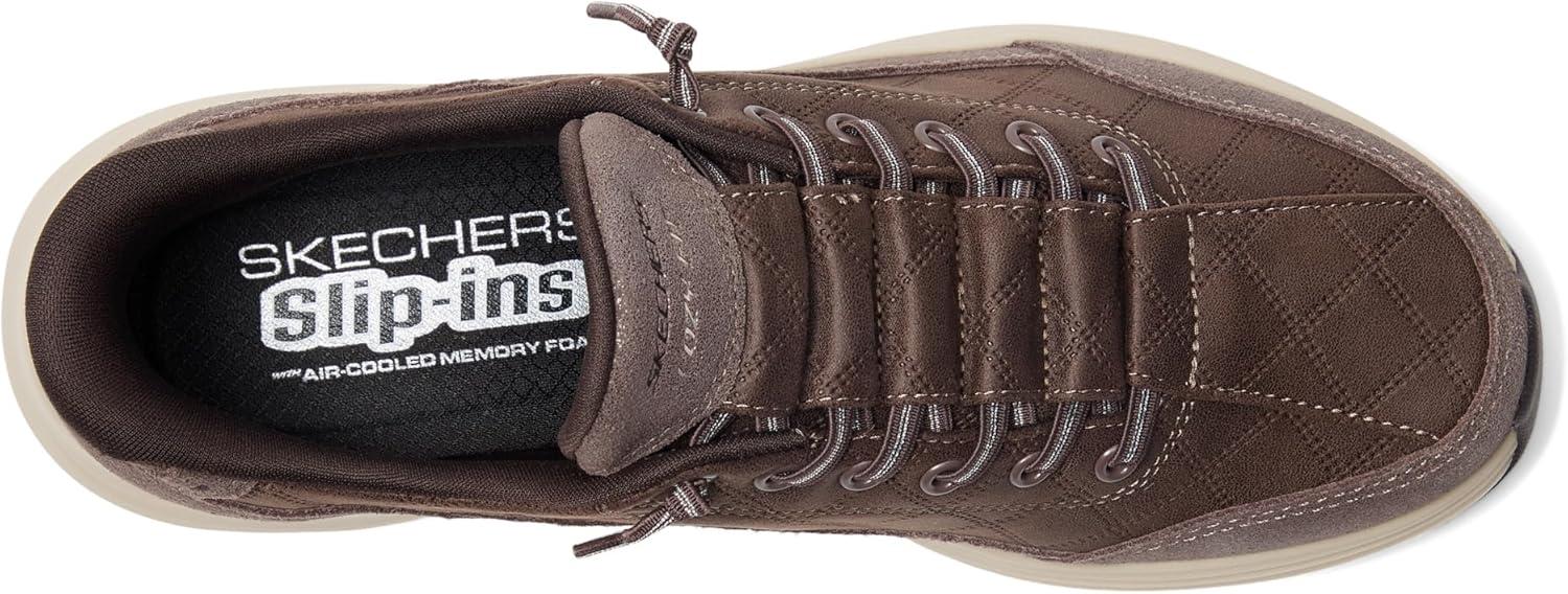 imageSkechers Womens Contour Foam Cozy Fit Hands Free SlipinsChocolate