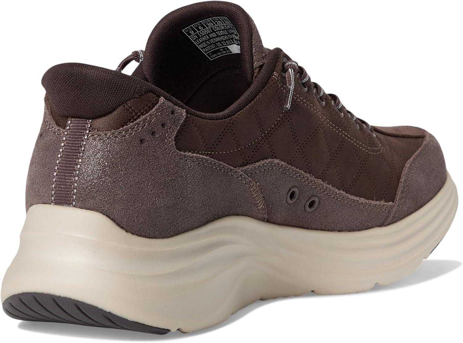 imageSkechers Womens Contour Foam Cozy Fit Hands Free SlipinsChocolate