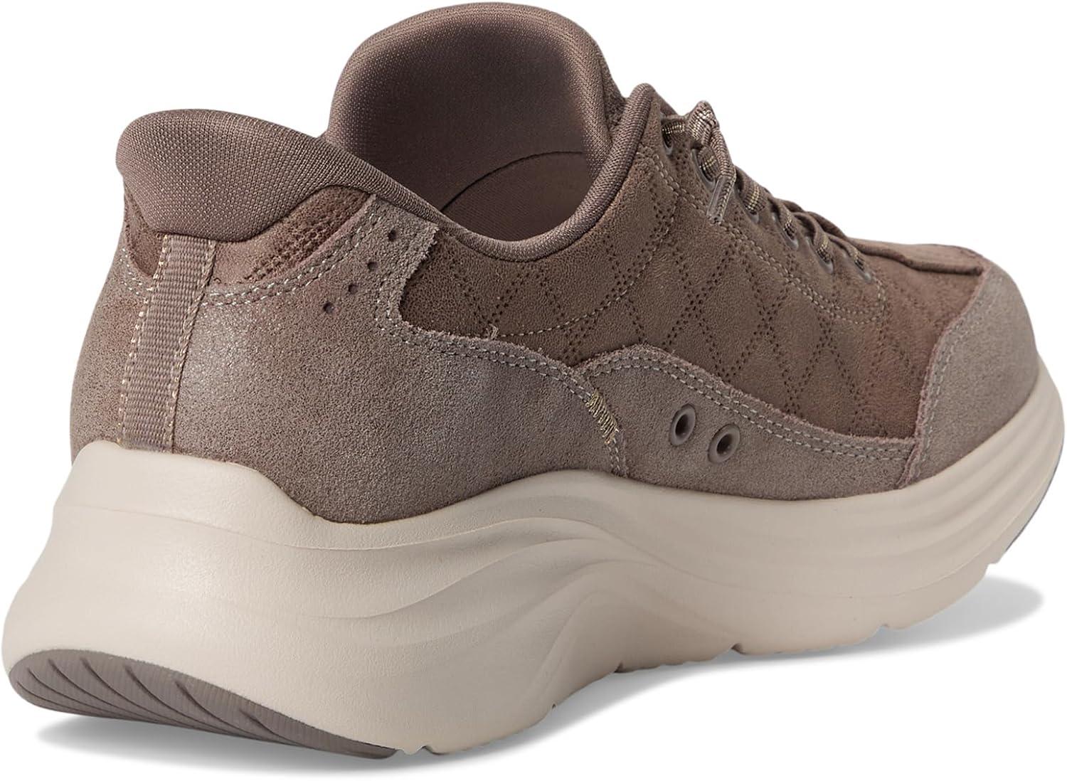 imageSkechers Womens Contour Foam Cozy Fit Hands Free SlipinsDark Taupe