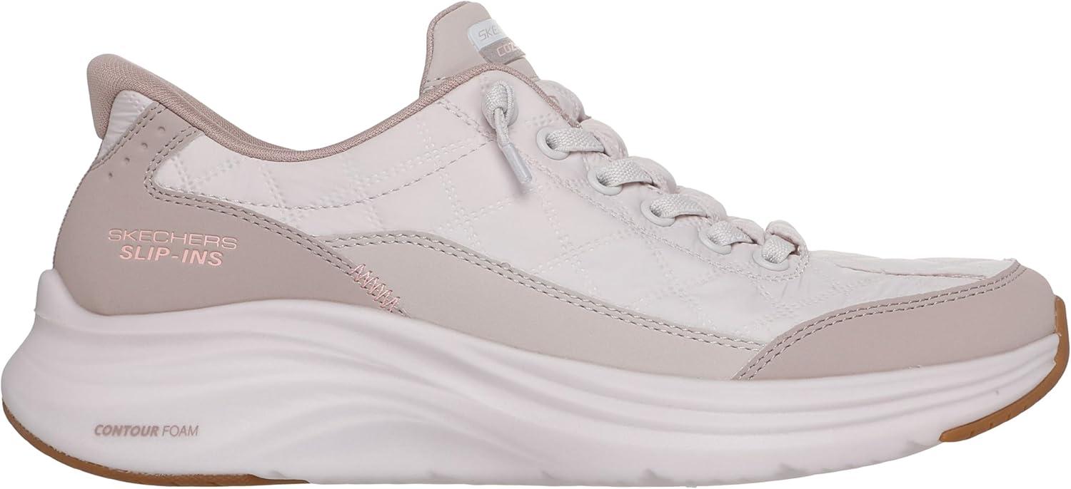 imageSkechers Womens Contour Foam Cozy Fit Hands Free SlipinsNttpnaturalTaupe