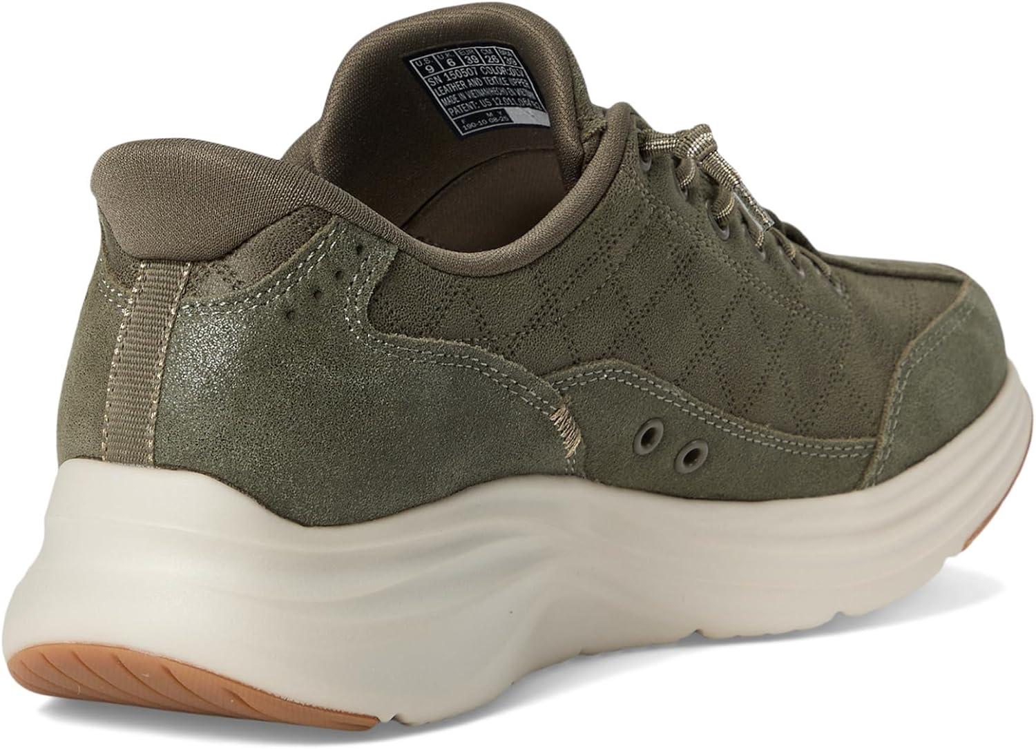 imageSkechers Womens Contour Foam Cozy Fit Hands Free SlipinsOlive