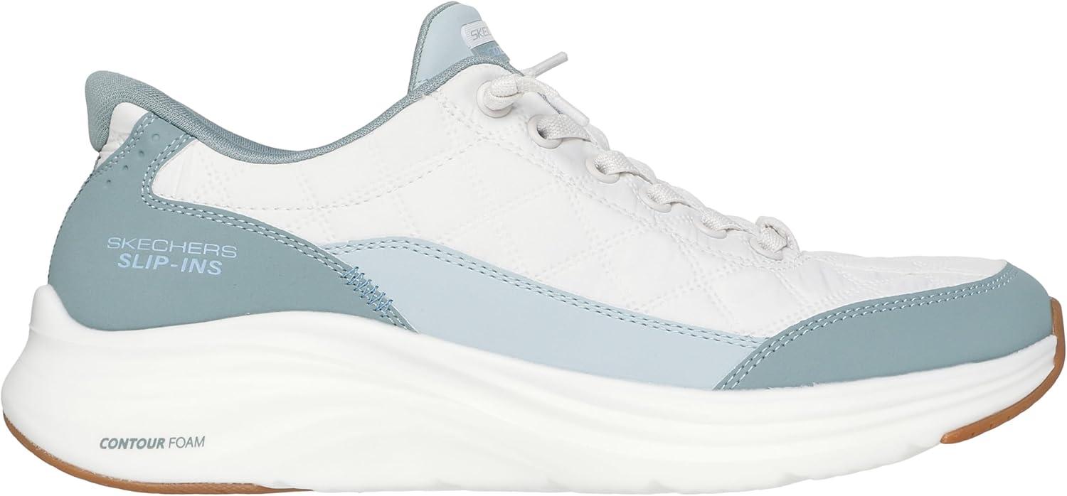 imageSkechers Womens Contour Foam Cozy Fit Hands Free SlipinsSagesage