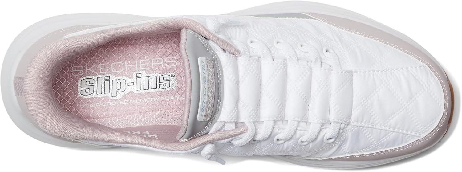imageSkechers Womens Contour Foam Cozy Fit Hands Free SlipinsWhiteLavender