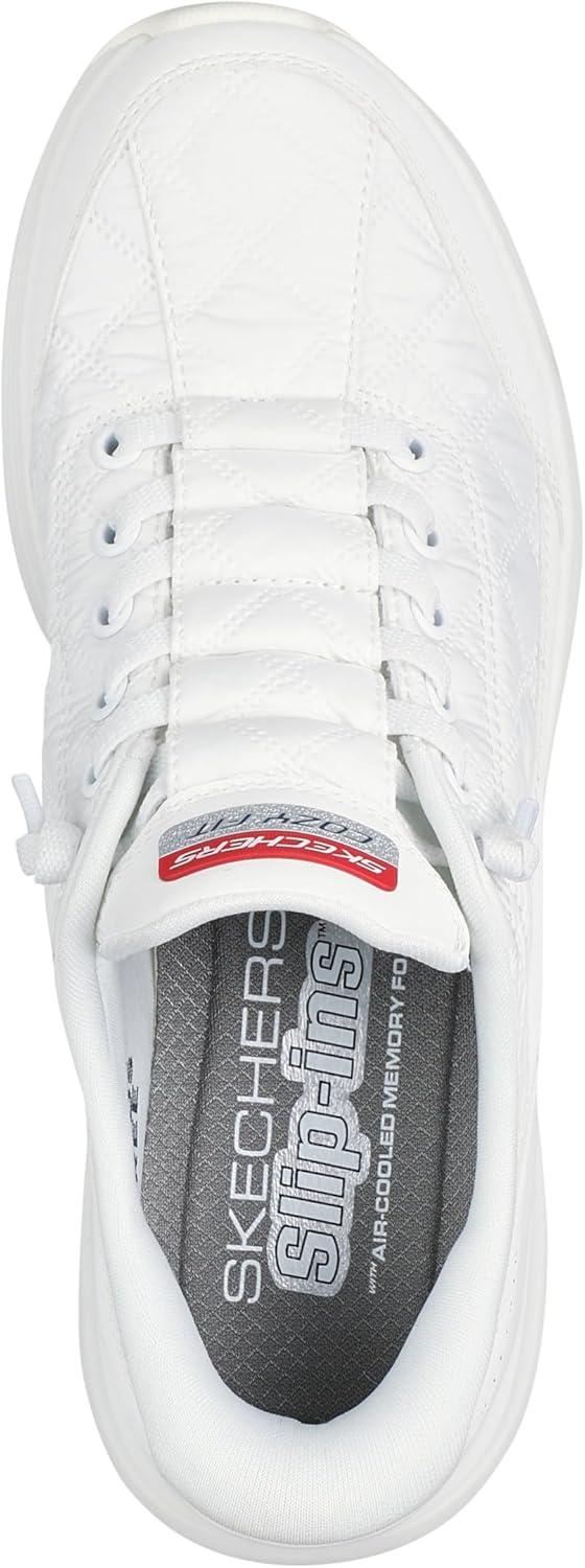 imageSkechers Womens Contour Foam Cozy Fit Hands Free SlipinsWhtwhite