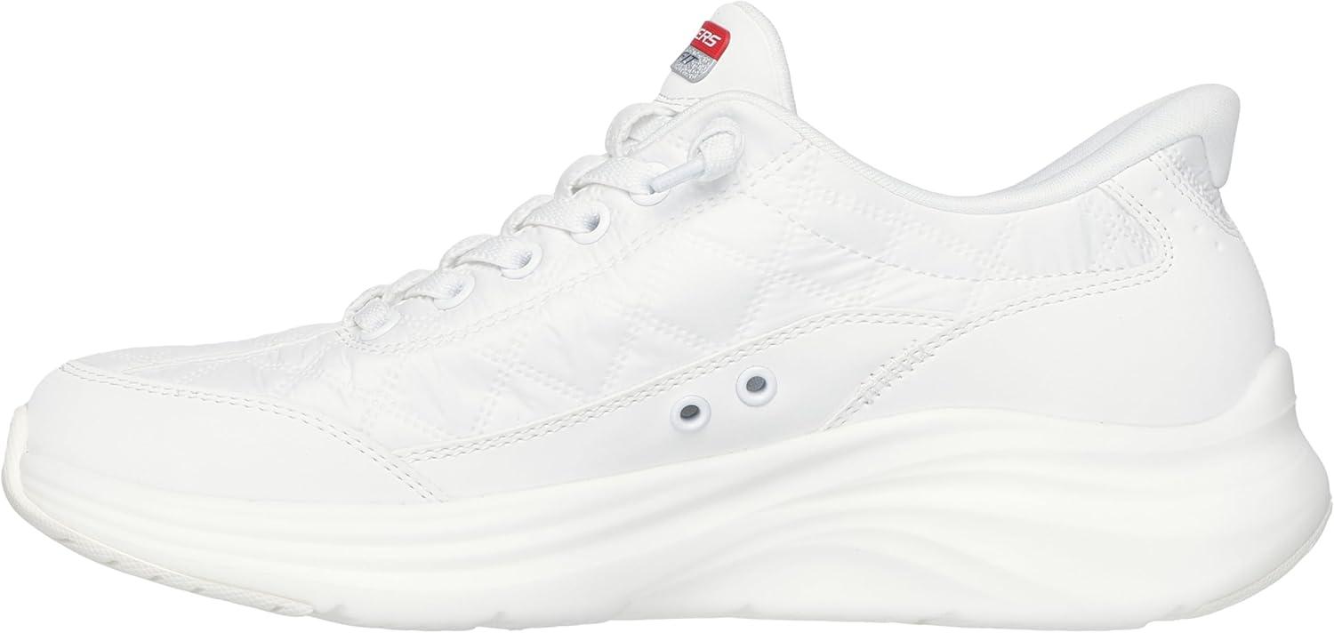 imageSkechers Womens Contour Foam Cozy Fit Hands Free SlipinsWhtwhite