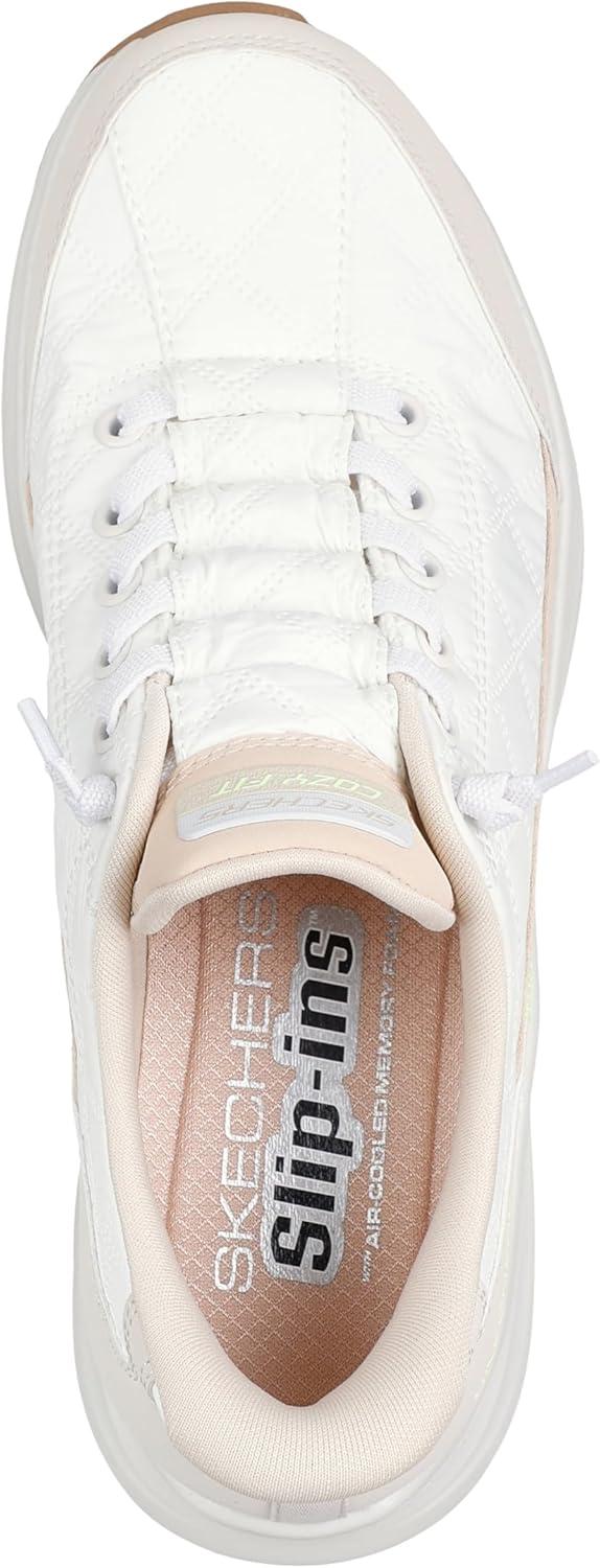 imageSkechers Womens Contour Foam Cozy Fit Hands Free SlipinsWntwhiteNatural