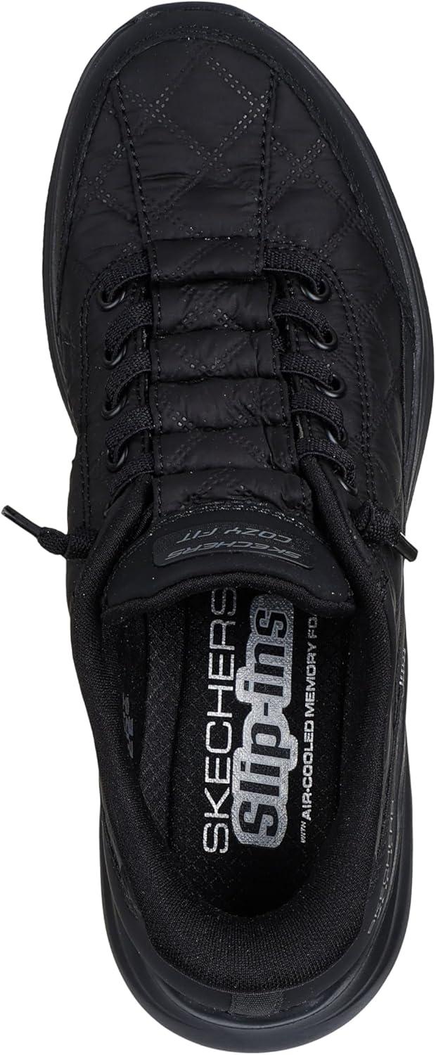 imageSkechers Womens Contour Foam Cozy Fit Hands Free SlipinsWnvwhiteNavy