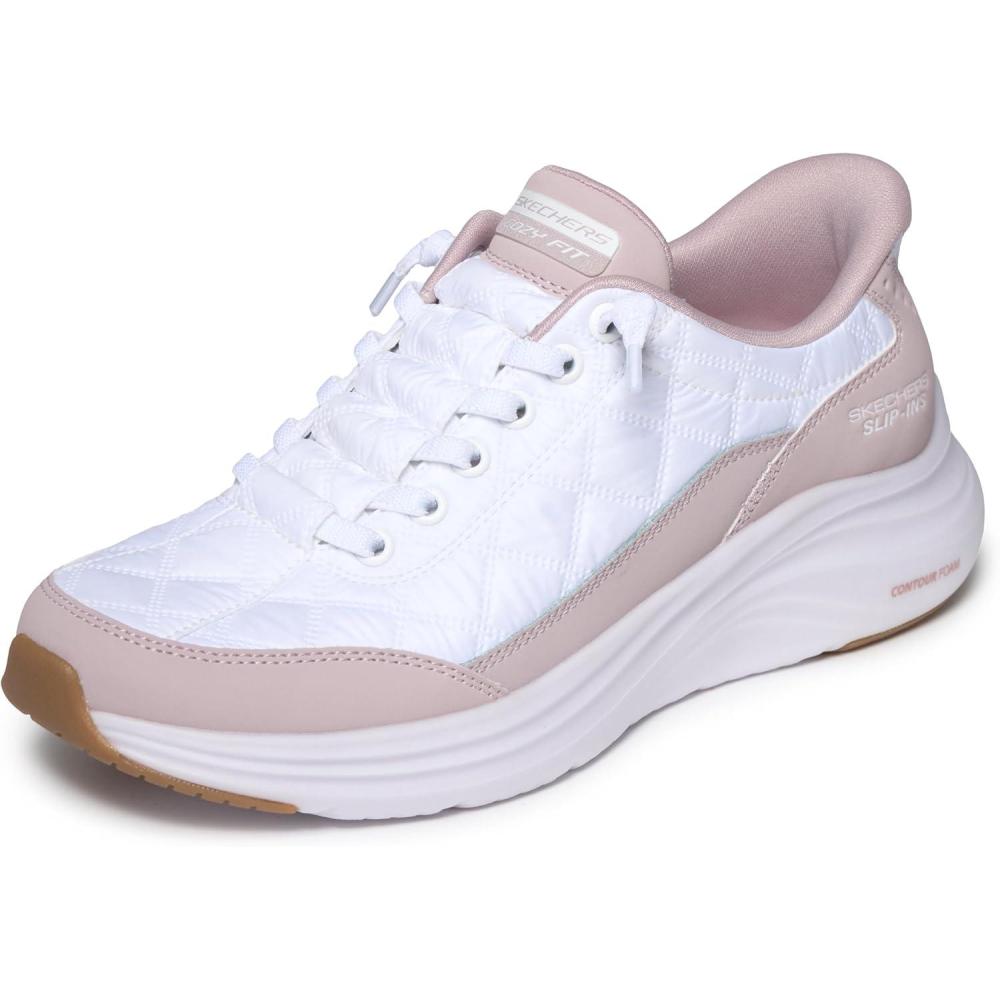 imageSkechers Womens Contour Foam Cozy Fit Hands Free SlipinsLavlavender