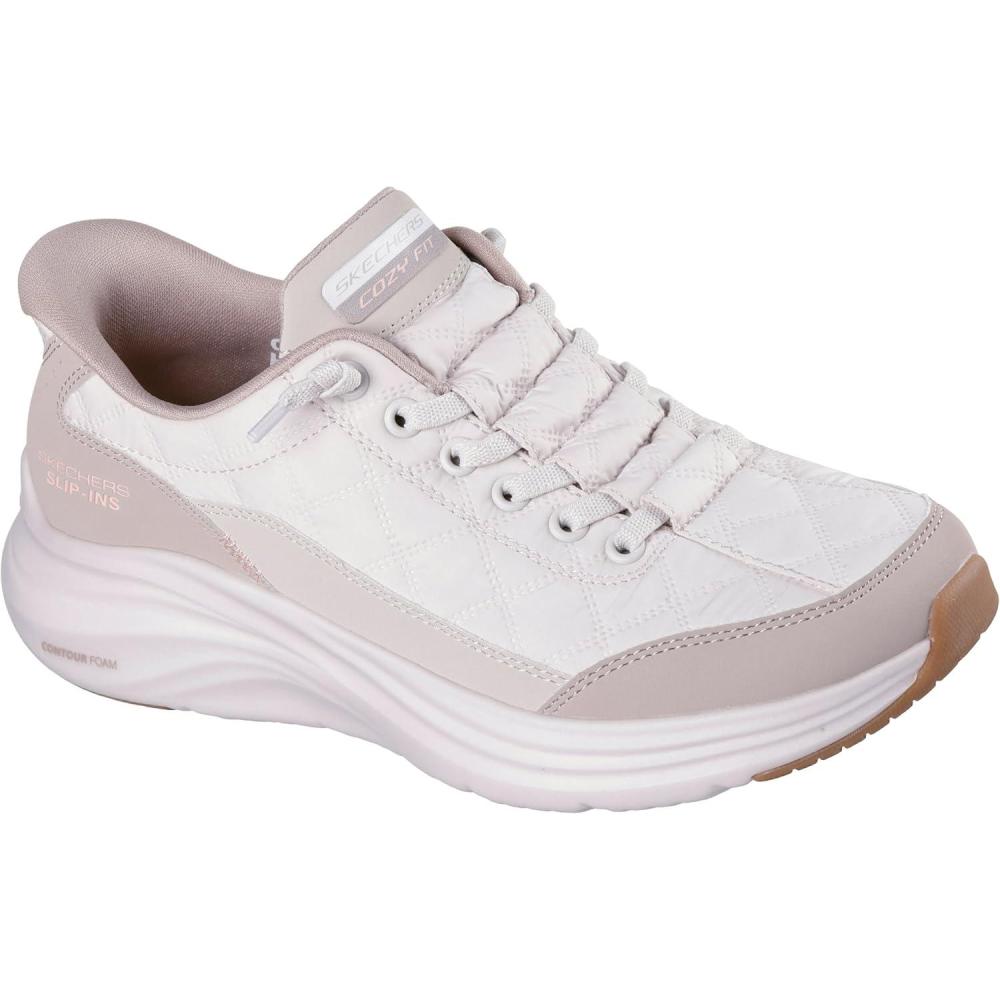 imageSkechers Womens Contour Foam Cozy Fit Hands Free SlipinsNttpnaturalTaupe