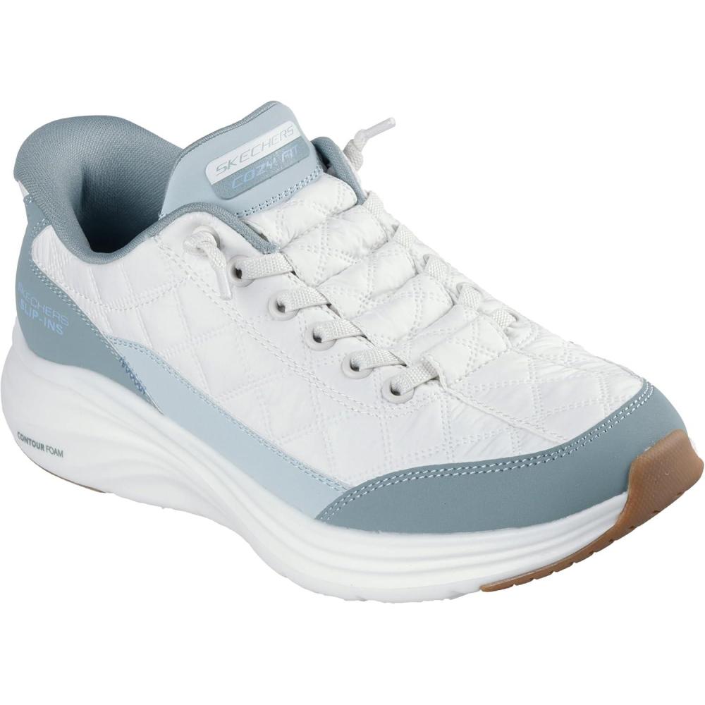 imageSkechers Womens Contour Foam Cozy Fit Hands Free SlipinsSagesage