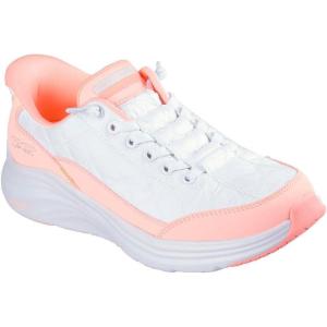 Skechers Womens Contour Foam – Cozy Fit Hands Free Slip-ins(Wcrl=white/Coral)